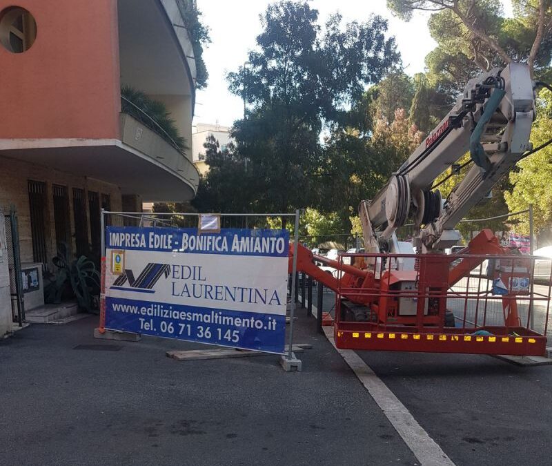 Bonifica cornicioni in amianto